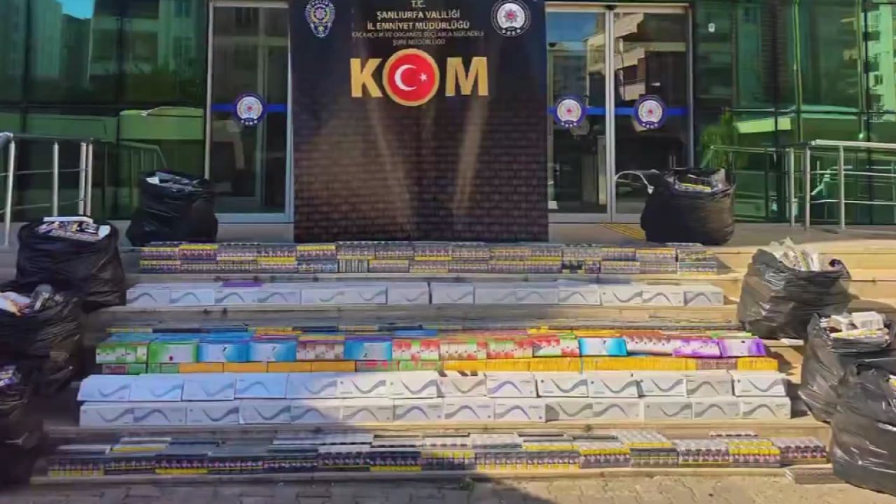 Şanlıurfa’da kaçak sigara operasyonu: 1 tutuklama
