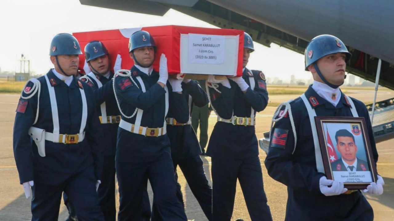 Şehit Jandarma Uzman Çavuş Adana’da son yolculuğuna uğurlandı