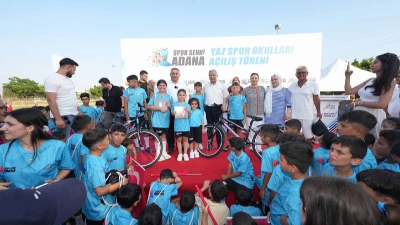Adana Büyükşehir Yaz Spor Okulları açıldı