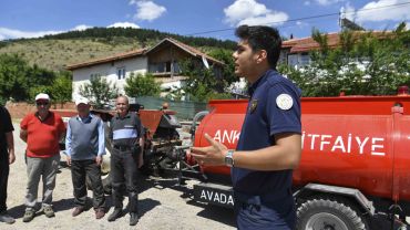 Ankara'da kırsala 80 yeni yangın tankeri