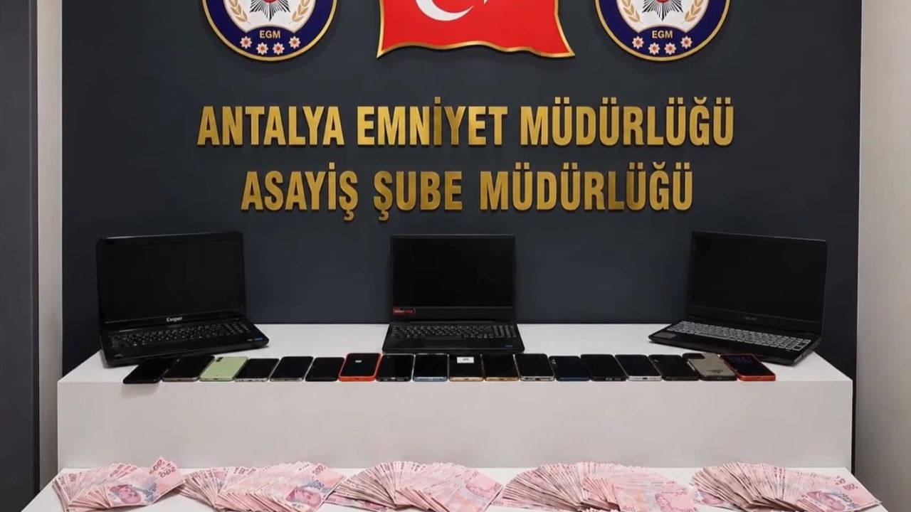 Antalya'da 'son durak' operasyonu! 14 tutuklama