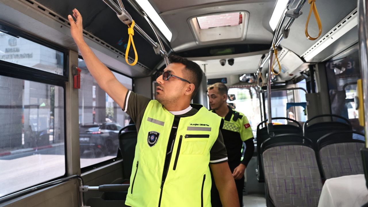 Antalya'da toplu ulaşımda klima denetimi