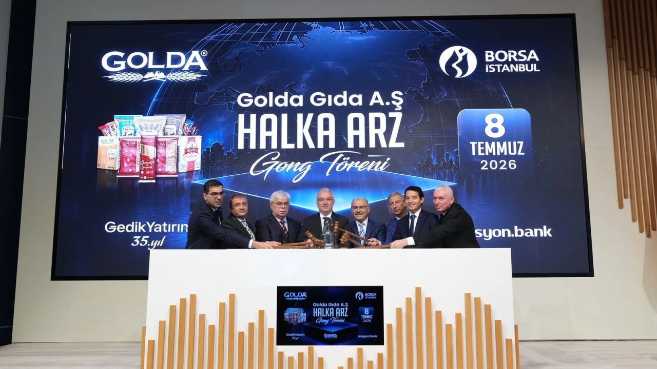 Bu kez gong 'Gold Gıda' için çaldı