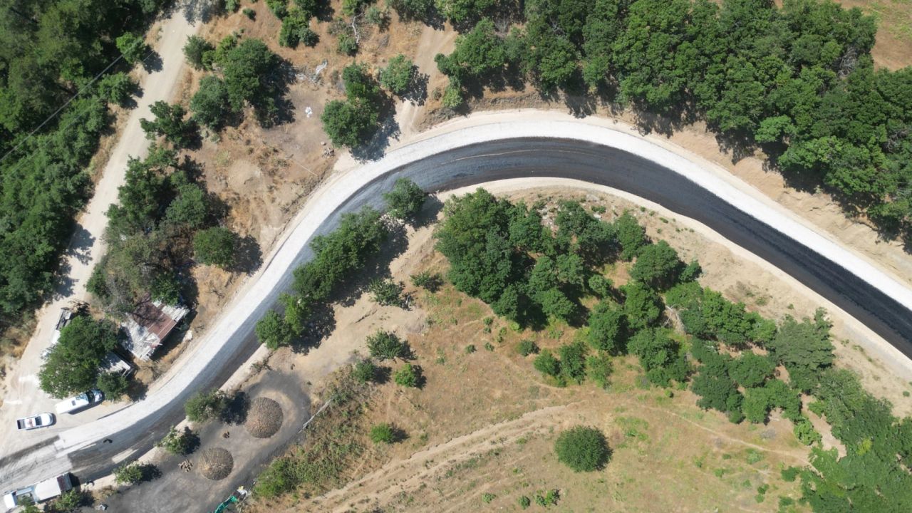 Bursa Büyükşehir, Osmangazi Dağakça Yolu'nu yeniledi