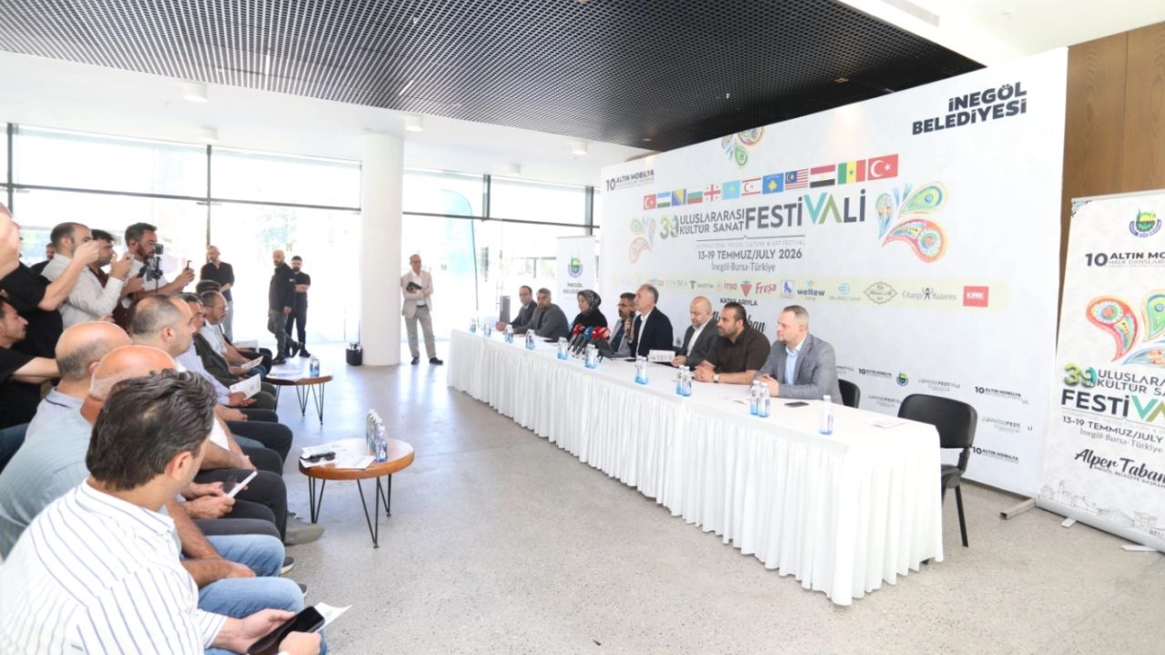 Bursa İnegöl’de 39. Uluslararası Kültür Sanat Festivali başlıyor