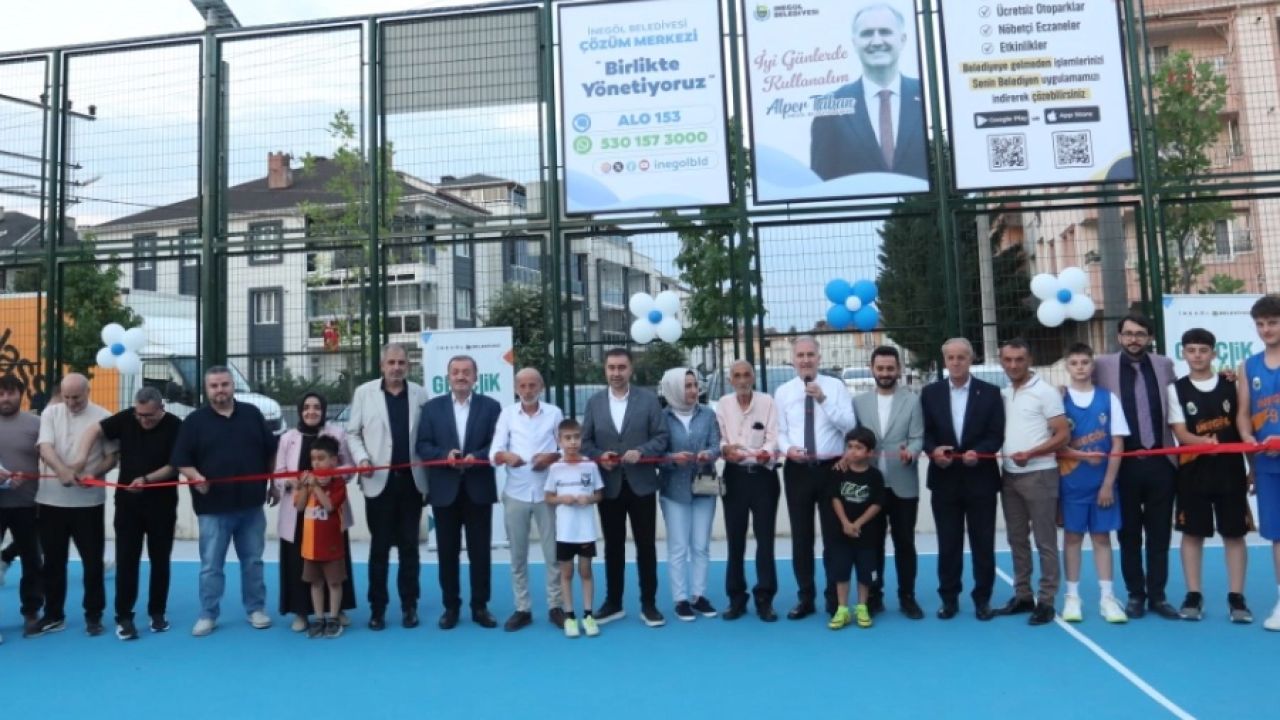 Bursa İnegöl'de Süleymaniye'ye yeni semt sahası