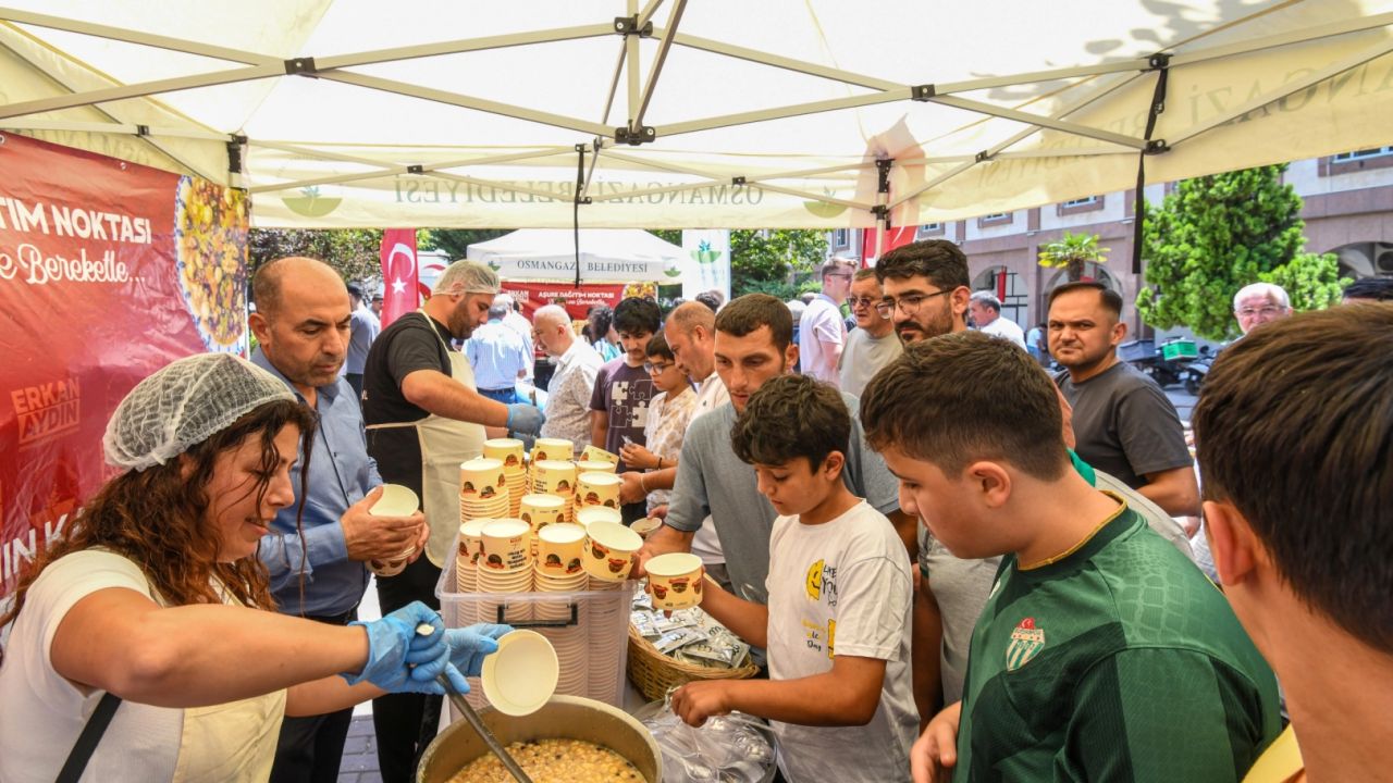 Bursa Osmangazi’de aşure geleneği yaşatılıyor