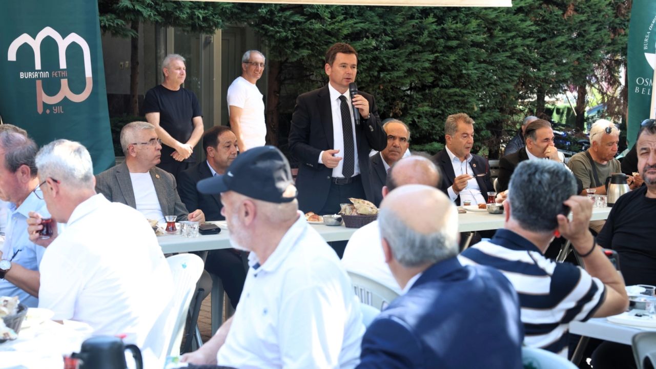 Bursa Osmangazi'de mahalle buluşmaları Alemdar'da sürdü