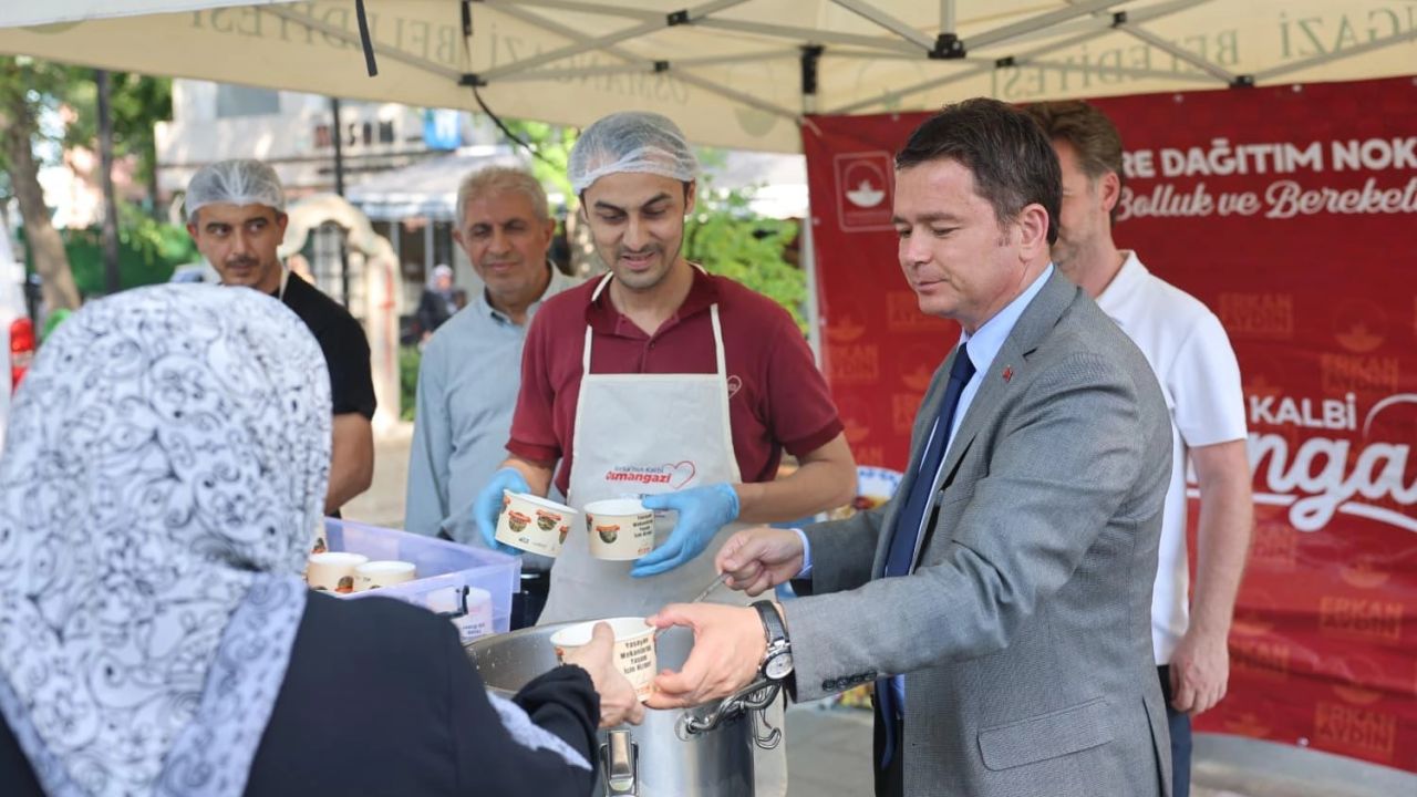 Bursa Osmangazi’de muharrem ayının bereketi yaşandı