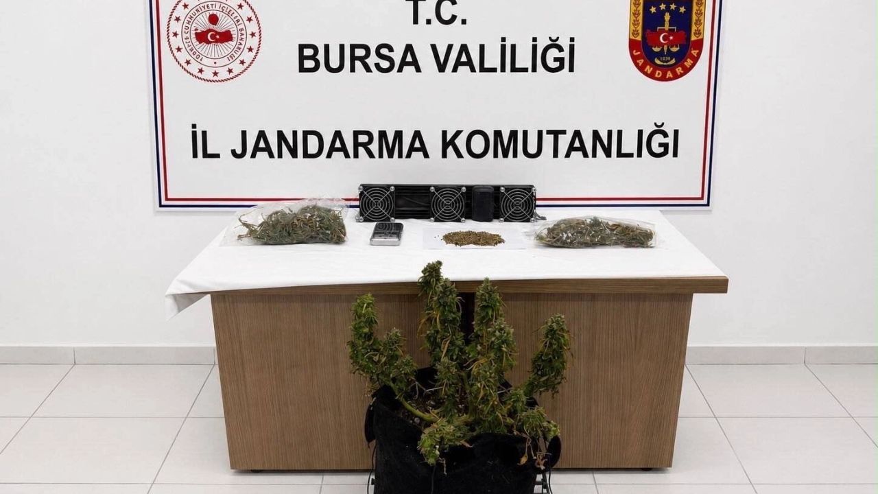 Bursa’da uyuşturucuya 3 gözaltı!