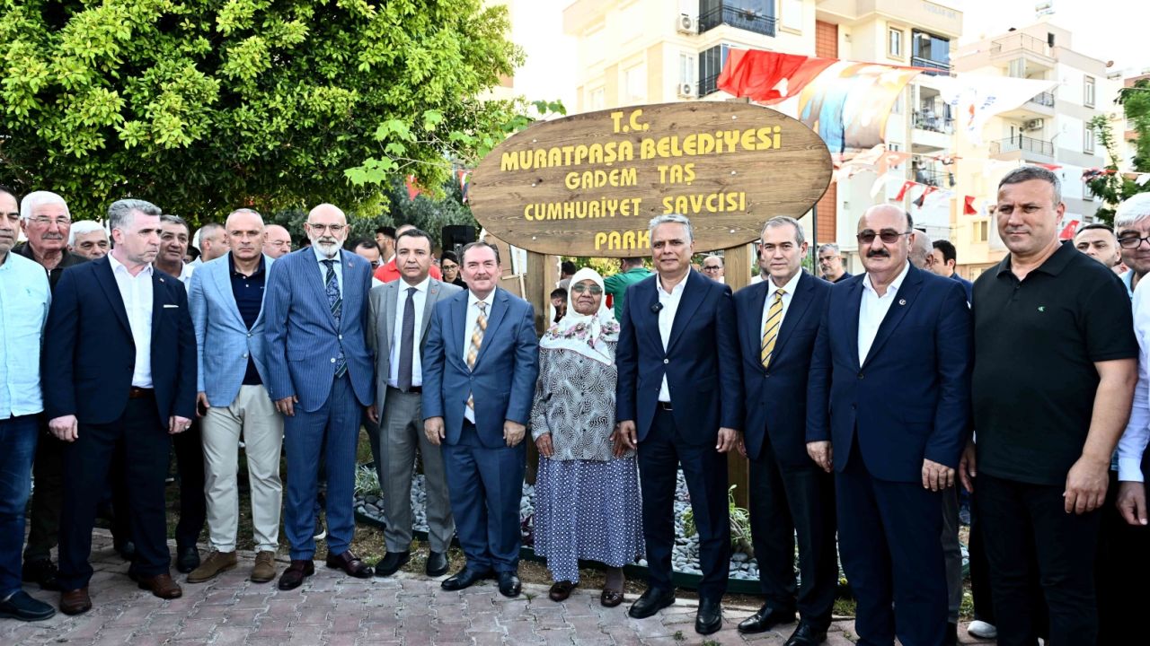 Genç yaşta hayatını kaybeden Savcı Gadem Taş'ın adı Muratpaşa'da yaşatılacak