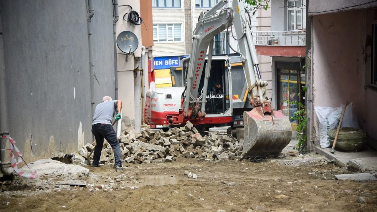 Giresun Belediyesi’nden kent genelinde üstyapı hamlesi