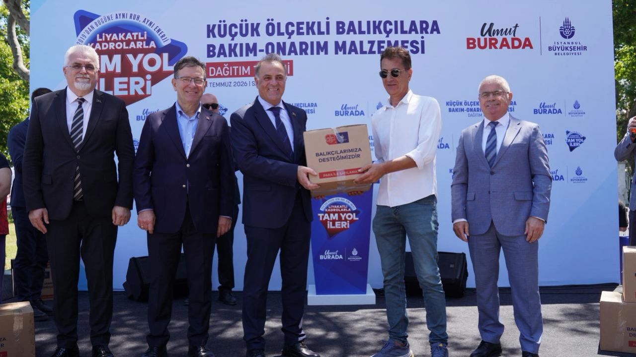 İstanbul Büyükşehir'den küçük ölçekli balıkçılara malzeme desteği