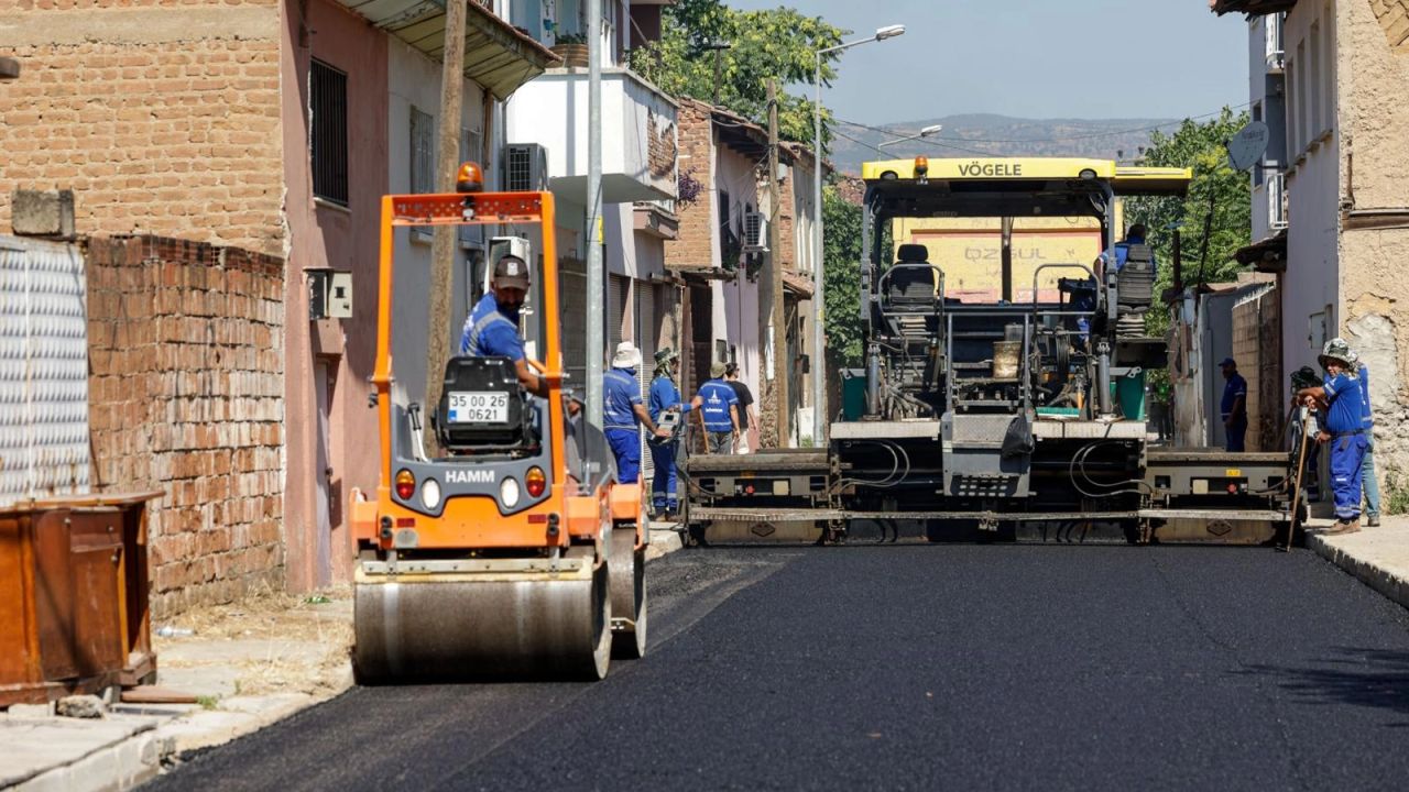 İzmir Büyükşehir’den Küçük Menderes’te yol yenileme hamlesi