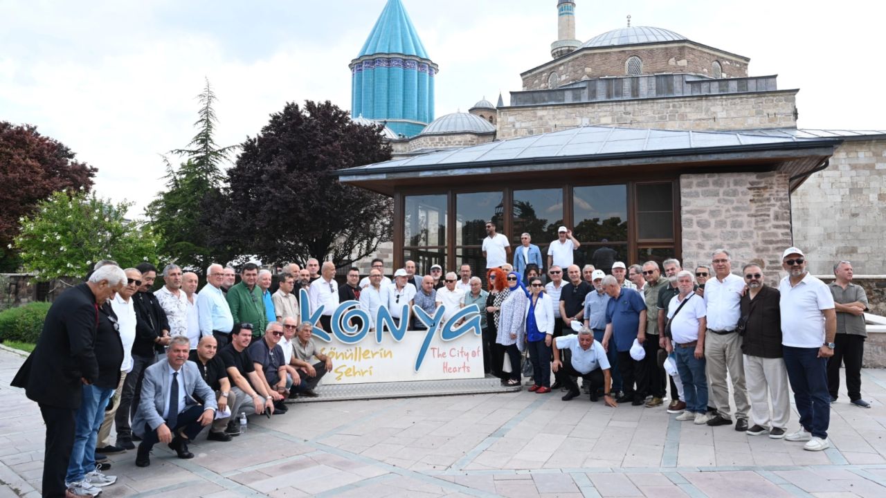 İzmirli STK başkanları ve gazeteciler Konya’ya hayran kaldı