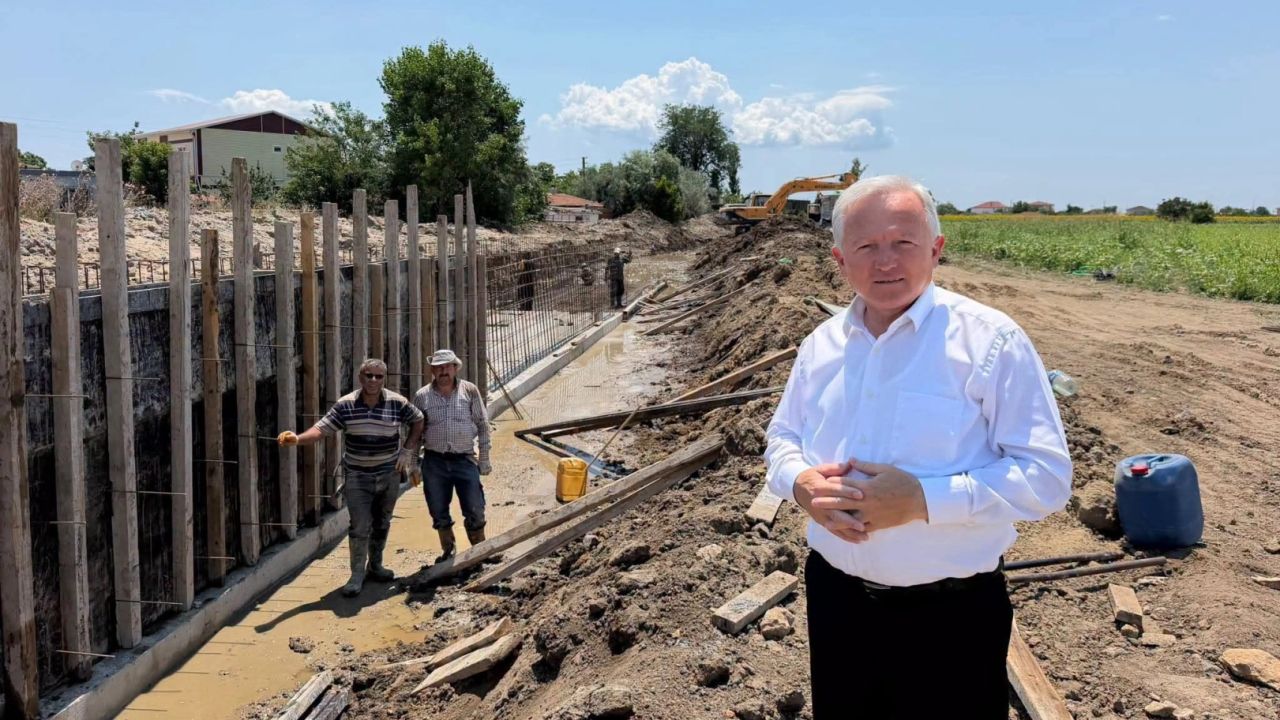 Kanal İpsala projesinde çalışmalar sürüyor