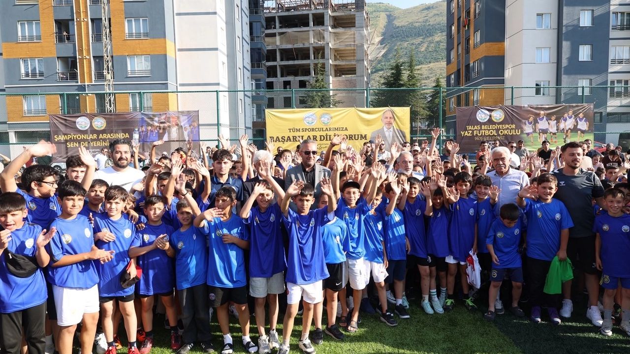 Kayseri Talas Belediyespor Yaz Spor Okulları açıldı