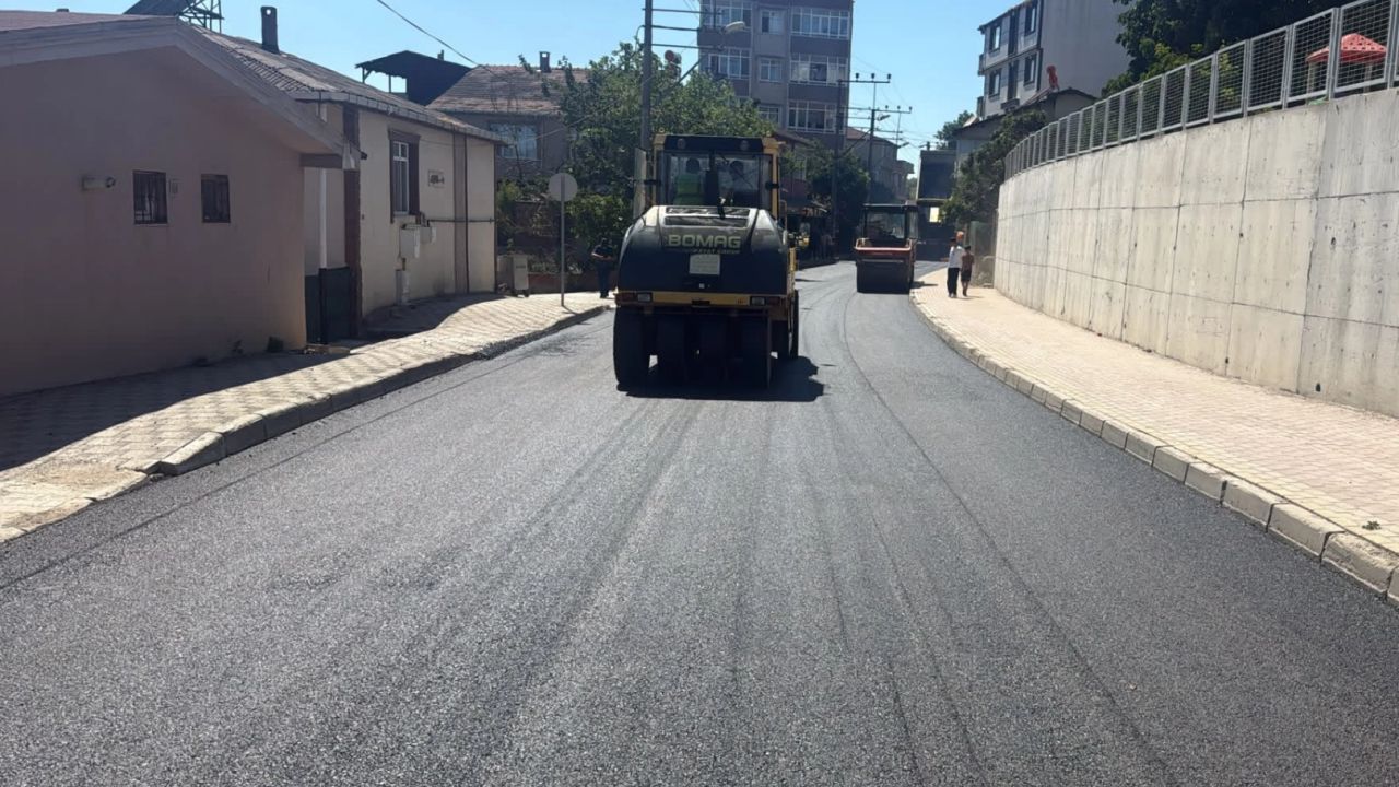 Kocaeli Gebze’de asfalt çalışması tamamlandı