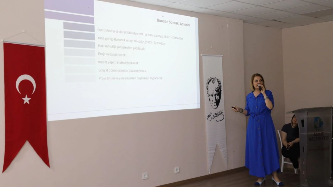 Kocaeli İzmit’te Yaşam Alanı Yenileme Projesi için katılımcı süreç başlıyor