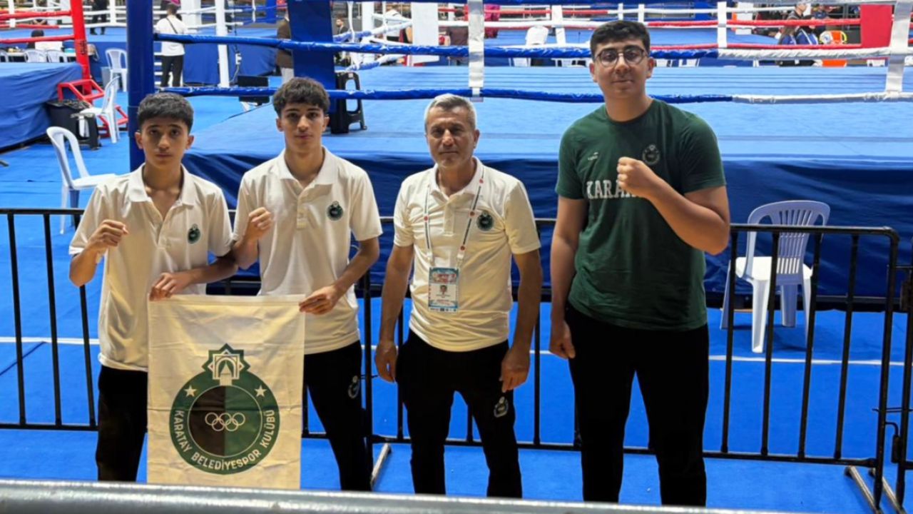 Konya Karatay'da Kick Boks’ta çifte madalya