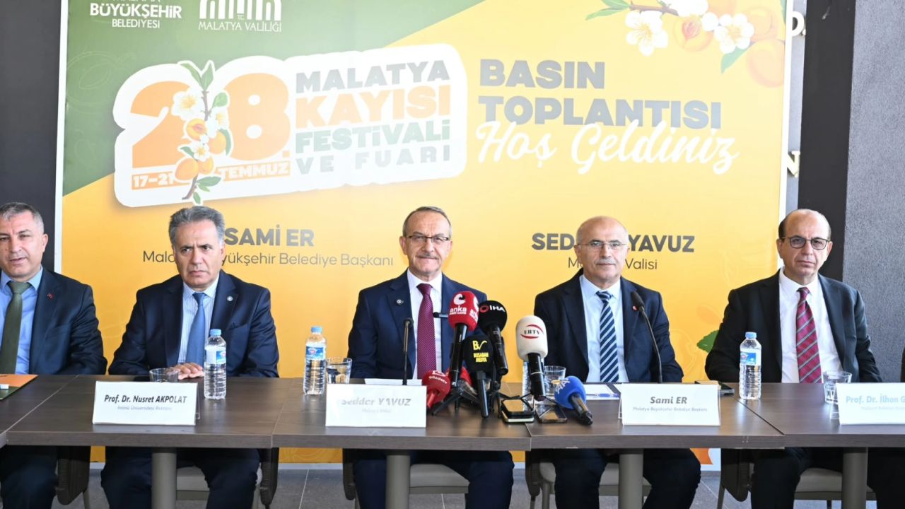 Malatya Kayısı Festivali ve Fuarı’nın 28'incisi düzenlenecek