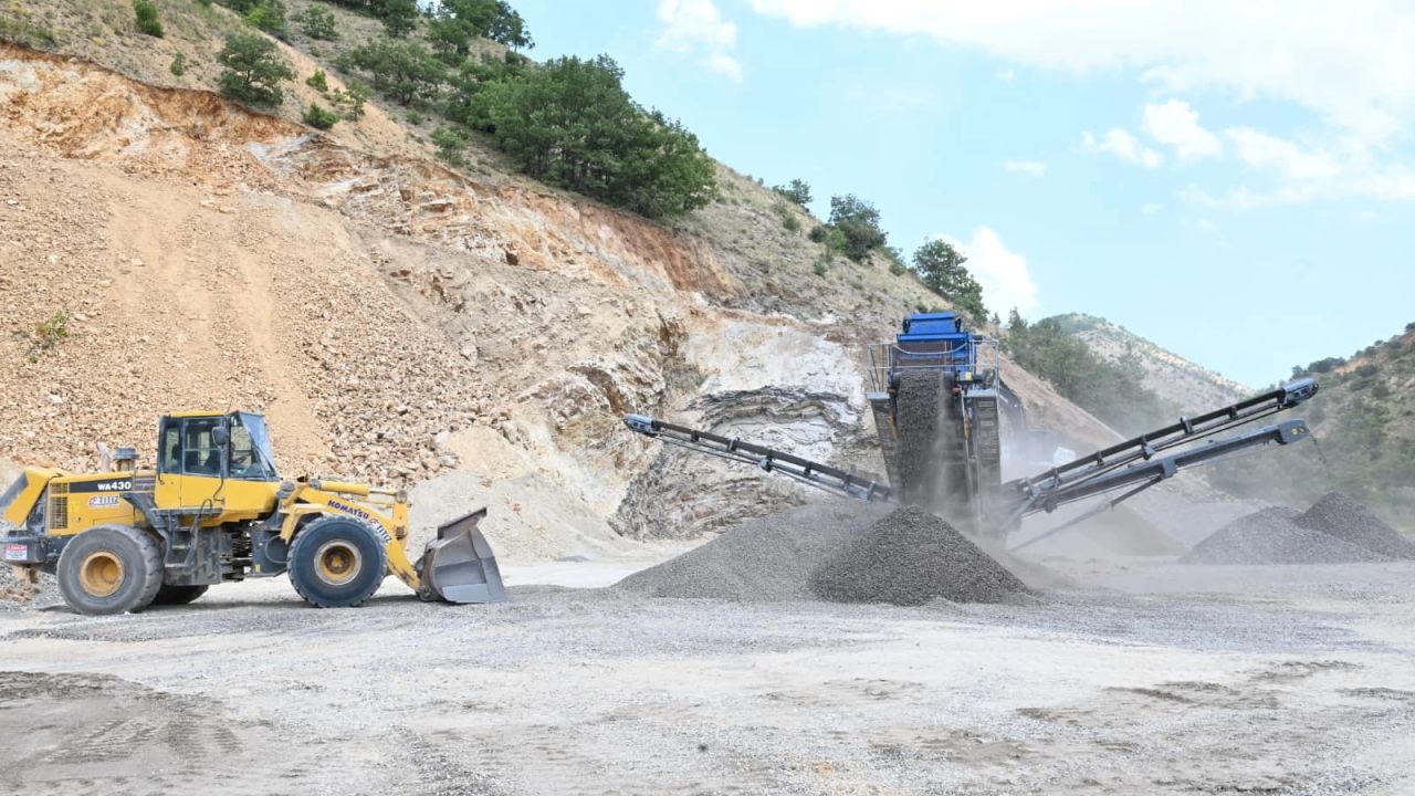 Malatya'da mobil konkasörler devrede