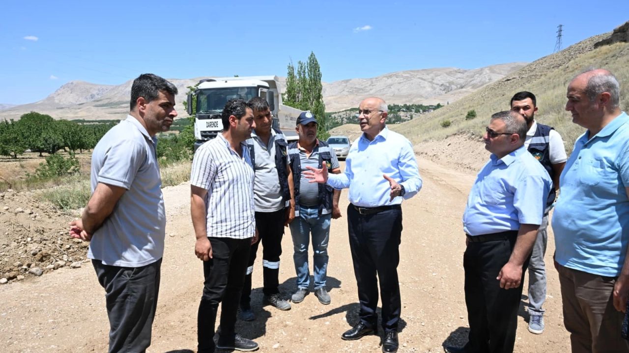 Malatya’da yol çalışmaları karayolları standardına ulaşıyor