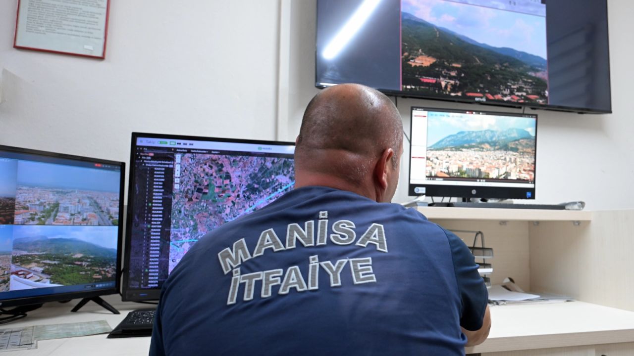 Manisa Büyükşehir’den yangınla mücadelede teknoloji hamlesi