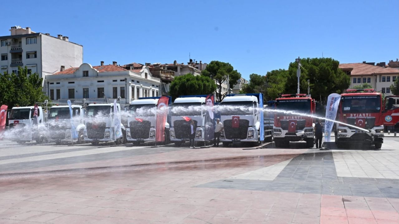 Manisa Büyükşehir'in araç filosuna 350 milyon TL’lik güç takviyesi