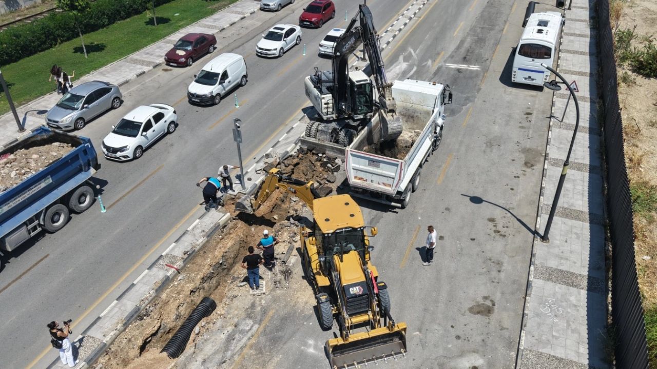 Manisa Cider Yolu’nda su baskınlarına kalıcı çözüm