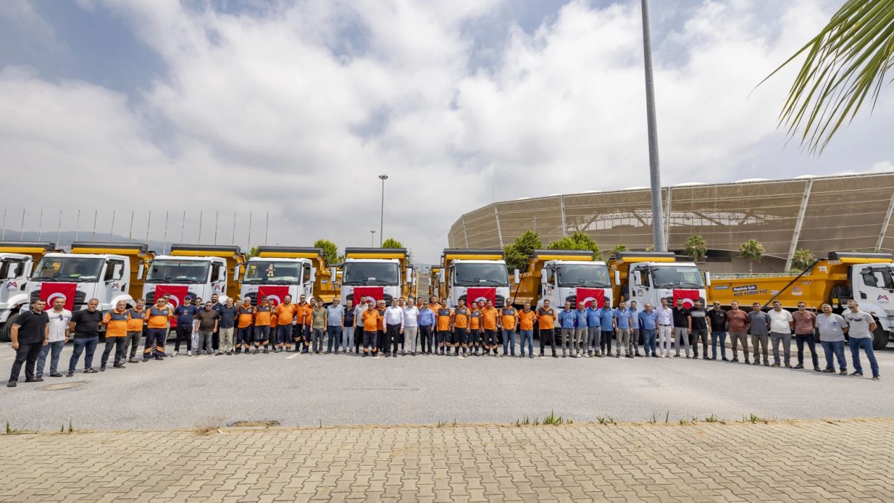 Mersin Büyükşehir’den araç filosuna dev yatırım