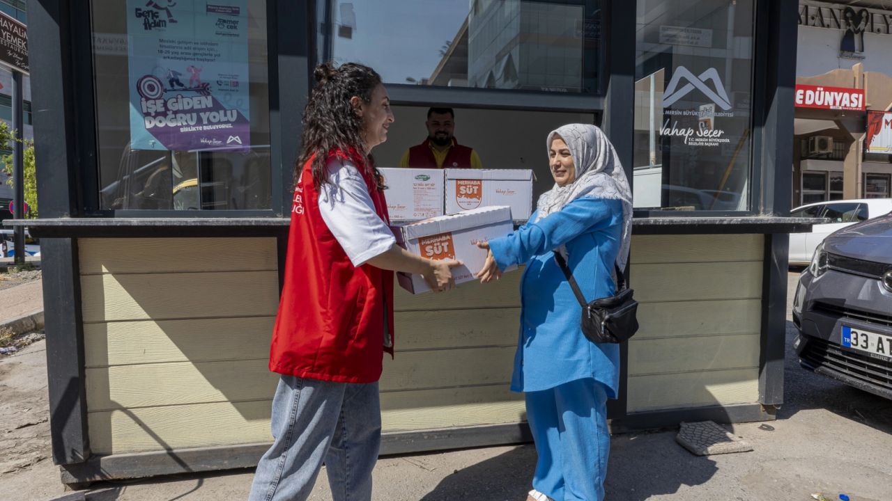 Mersin’de anne adaylarına ‘Hamile Bakım Sütü’ desteği
