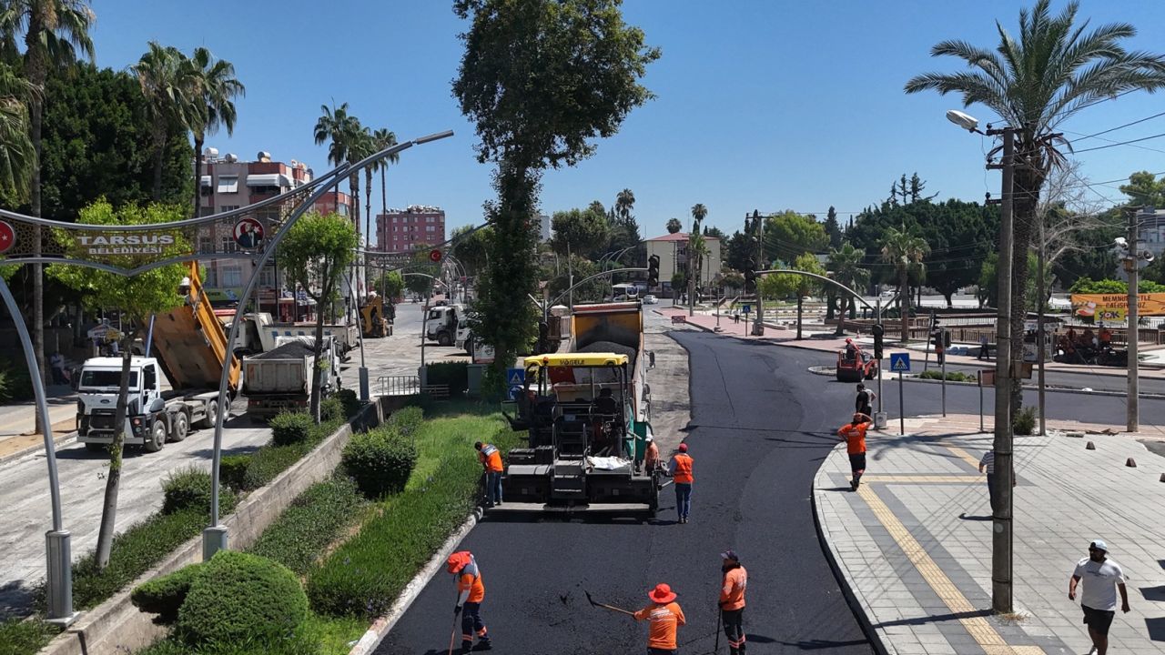 Mersin'de Tarsus trafiğine nefes aldıran kavşak düzenlemesi