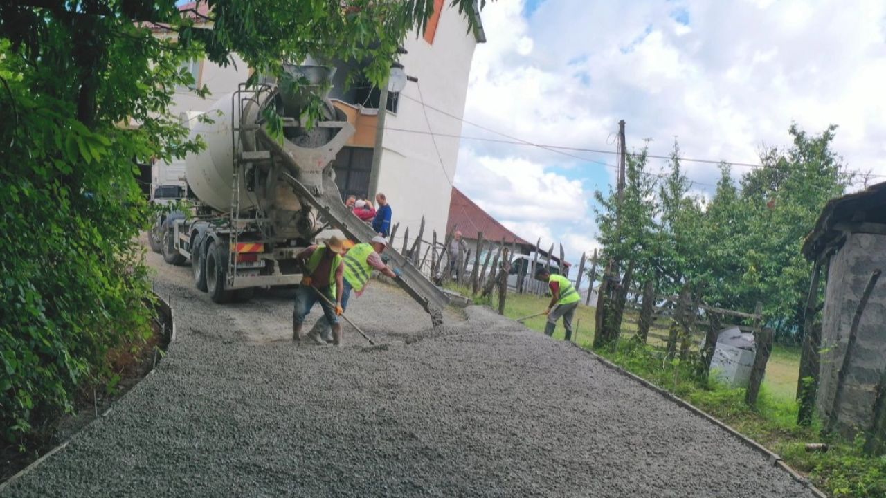 Ordu ve Samsun’u birleştiren yolda çalışmalar sürüyor