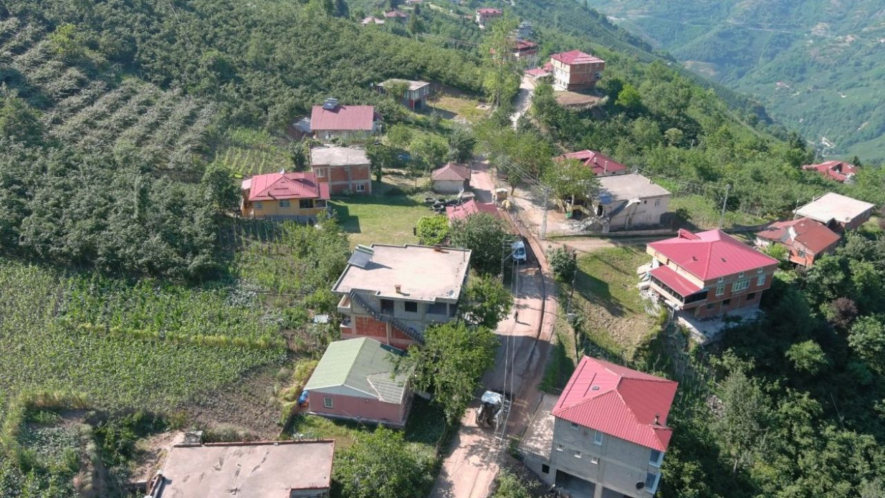 Ordu’da Belenyurt’a içme suyu hattı