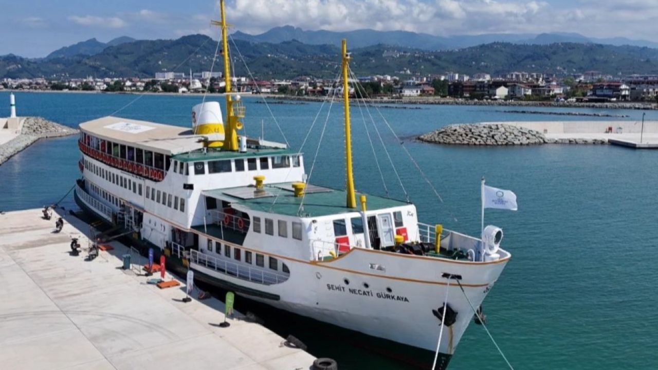 Ordu'da Şehit Necati Gürkaya Gemisi ilk seferini yaptı