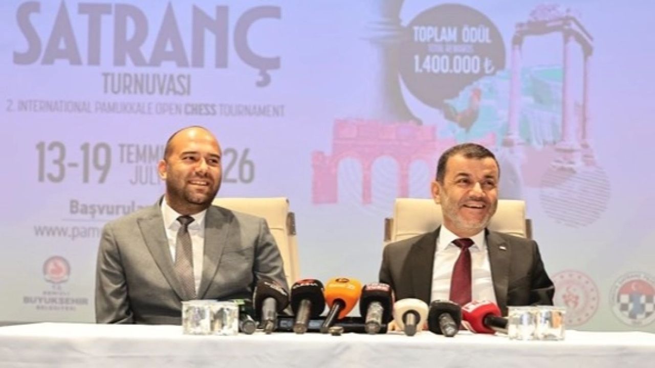 Pamukkale Açık Satranç Turnuvası Denizli’de başlıyor