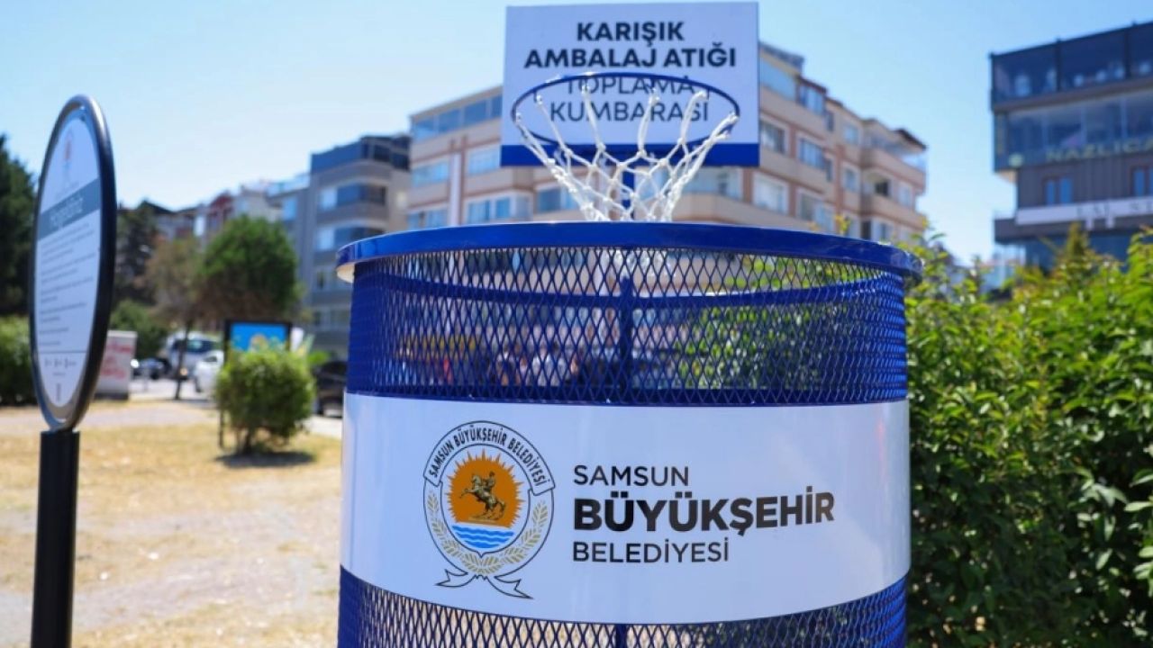 Samsun’da Adnan Menderes Bulvarı’nda sıfır atık dönüşümü