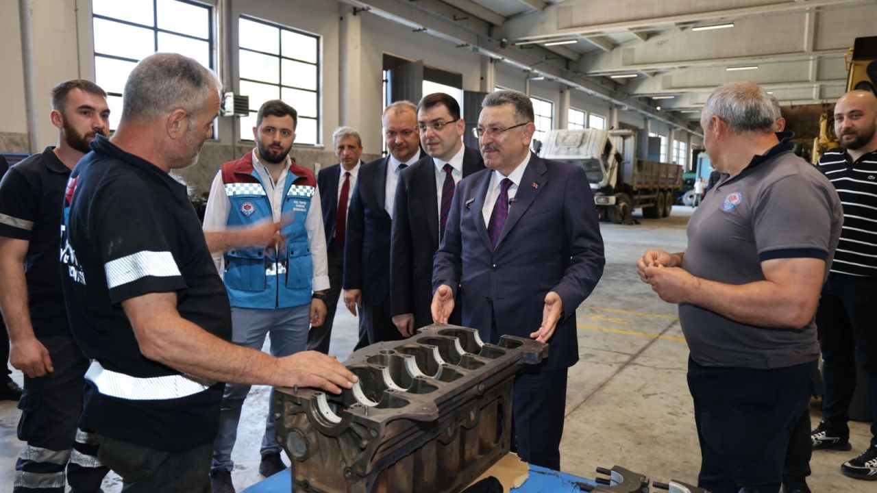 Trabzon’da Başkan Genç personelle Bulak Yerleşkesi'nde buluştu
