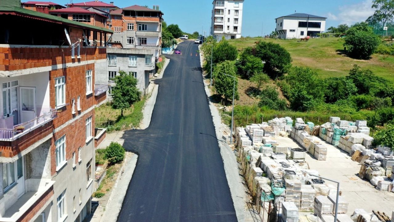 Ünye Gürecülü Mahallesi sıcak asfalta kavuştu